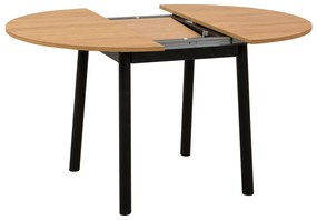 Oliver Oak Black étkezőasztal