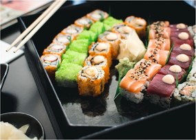 Kép - Sushi (üvegen) (70x50 cm)