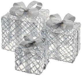 LED Karácsonyi dekoráció 72xLED/1,35W/230V ezüst