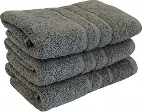 Classic törölköző 50 x 100 cm világosszürke, 100% pamut