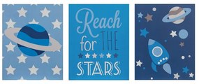 Gyerek kép készlet 3 db-os 16x20 cm Reach for the Stars – Premier Housewares