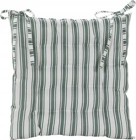 Kötött székpárna, zöld