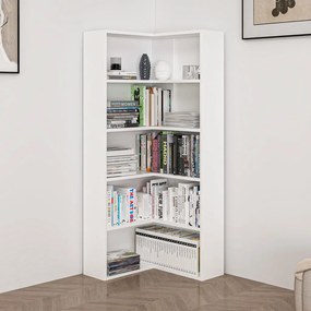 Adel könyvespolc, fehér, 60×60 cm – TR506MNR1542