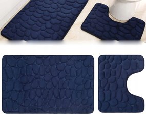 Fürdőszobaszőnyeg Szett Csúszásgátló Puha 15mm Szőnyeg