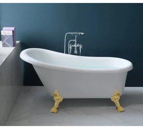 Legend Antik Arany oroszlánlábas térben álló akril kád 170x75x80 cm