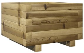 vidaXL impregnált fenyőfa kerti virágláda 40x40x26,5 cm