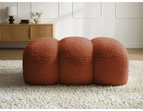 Téglavörös buklé lábtartó Hippolyte – Bobochic Paris