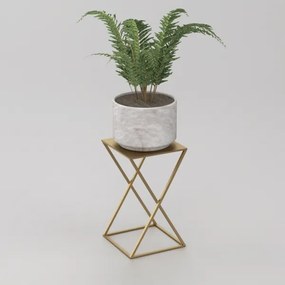 Virágállvány 40x24 cm arany