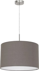 EGLO 31574 PASTERI Ernyős Függesztett Lámpa Antracit, Fehér, Nikkel E27 IP20