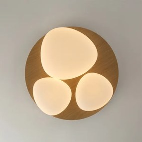 Brilagi - LED mennyezeti lámpatest VISBY WOOD LED/36W/230V Ø 50 cm barna