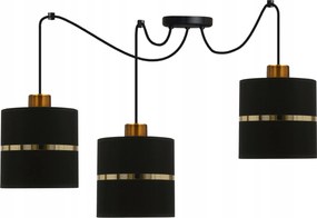 Assam Candellux Függőlámpa Fekete E27 33-17772