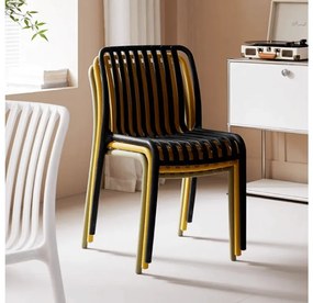 Műanyag szék TREGO, antracit színű