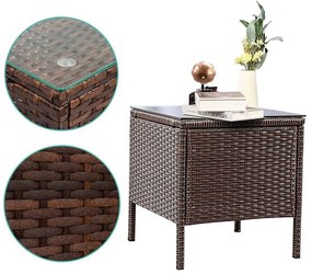 Polyrattan kerti bútor szett