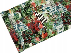 Trópusi tájkép tapéta többszínű