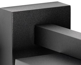 Okos kültéri fali lámpa fekete IP44, Wifi ST64-gyel - Charlois