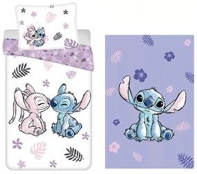 Lilo és Stitch A csillagkutya felnőtt ágyneműhuzat és polár takaró szett (Boojiboo)