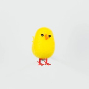 24db Húsvéti tyúk csirke 4,5cm-es kosárba karácsonyfadísz Nagykereskedelem