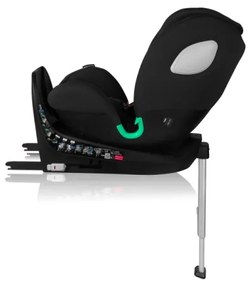 Lionelo - BRAAM AIR i-Size 40-150 cm forgatható gyerekülés alappal Black Carbon