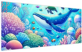 Kép – Víz alatti világ (120x50 cm)