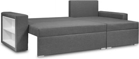 SAMI Kinyitható sarokkanapé Cappuccino/szürke