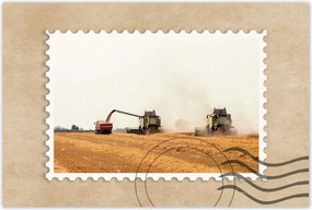 Poszterek 60x40 Kombájn gabona betakarításhoz