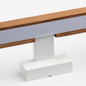 Brilagi- LED Fürdőszobai tükörmegvilágítás WOODY MIRROR LED/8W/230V IP44 tölgy/fehér