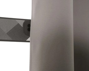 Szürkésbarna OXFORD függöny 140x250 cm Felfüggesztés: Hullámos sínszalag