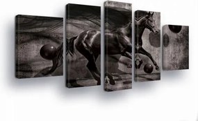 Vászonkép 170x100 Ló erő mozgás dinamika szabadság energia rejtély