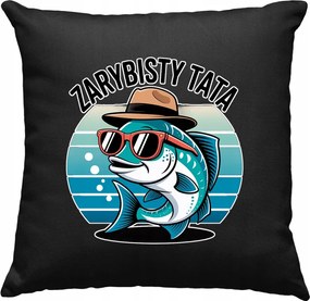 Halas párna apa horgász hal 3 fekete