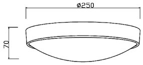 Lucide 08109/01/30 - LEX mennyezeti lámpa 1xE27/9W/230V fekete