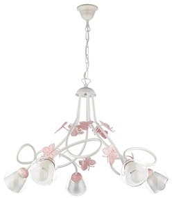 ONLI - Gyerek csillár BUTTERFLY 5xE14/6W/230V