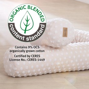 Bézs pamutkeverék rácsvédő 170 cm Frosty Almond – Roba