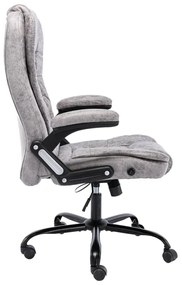 világosszürke művelúr irodaszék