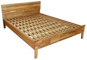 Franciaágy 160 cm Novedades (természetes) (ágyráccsal). 1116426