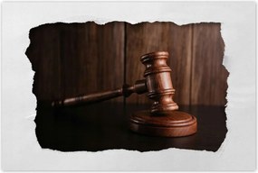 Poszterek 60x40 Fából készült bíró kalapács