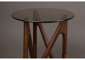 Kerek tárolóasztal üveg asztallappal ø 40 cm Naia – Dutchbone