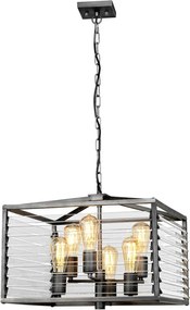 Elstead Lighting Louvre LOUVRE-6P FĂŒggĆlĂĄmpa 6x60W/E27