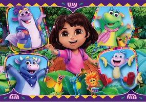 Dóra, a felfedező Journey 104 db-os maxi puzzle Clementoni