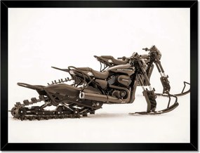 Poszterek keretben 40x30 Harley Davidson Motorkerékpár