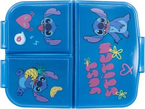 Disney Lilo és Stitch Just több rekeszes uzsonnás doboz, szendvicsdoboz