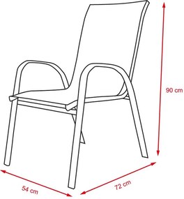 VIKING XL +6x ALINA Kerti bútor szett