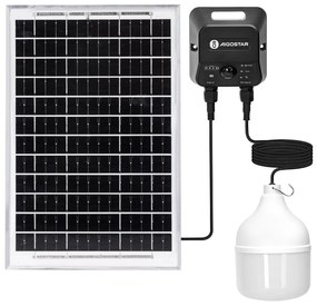 Aigostar B.V. Aigostar - LED Napelemes csillár érzékelővel LED/70W/12V 6000 mAh 6500K átm. 12 cm AI2004