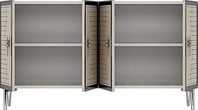 Tuna 120 - White, Travertine, Silver
