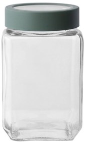 Altom Üveg szögletes doboz fedéllel 700 ml, zöld, 700 ml