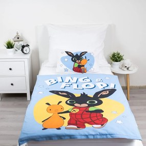 Bing Flop gyerek, ovis ágyneműhuzat 100×135cm, 40×60 cm