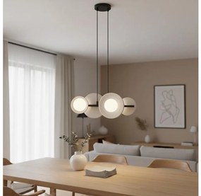 Kábelre akasztható csillár MODEL 4xG9/8W/230V fehér