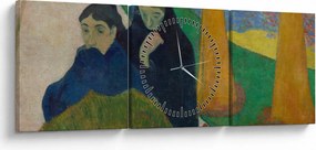 Kép - Paul Gauguin, Arlésiennes (Mistral) , reprodukciók (órával) (90x30 cm)