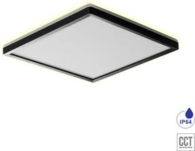 PREZENT 27313 CORDIA SQ II. Négyzetes Mennyezeti Lámpa Fehér, Fekete LED IP20