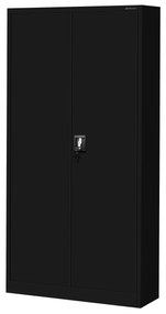 Műhelyszekrény DAREK, 920 x 1850 x 500 mm, All Black: fekete