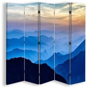 Gario Paraván Hegycsúcsok a ködben Méret: 180 x 170 cm, Kivitelezés: Klasszikus paraván